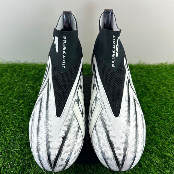 Adidas Freak Ultra 23 Inline Men Size 12 Black White Football Cleats GW4169 NEW - Picture 3 of 8